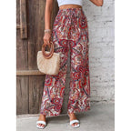 High-Waist Casual Beach Pants