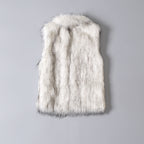 Open-Front Faux Fur Vest