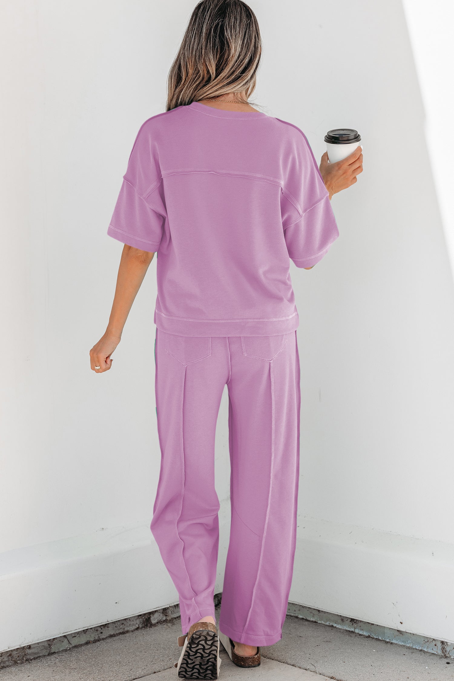 Boxy Tee and Barrel Pants Set