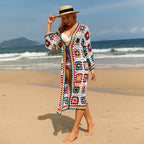 Crochet Granny-Square Beach Cover-Up