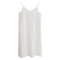 V-Neck Linen Midi Slip Dress