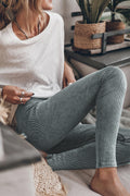 Vintage Wash Ribbed Leggings