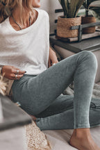 Vintage Wash Ribbed Leggings