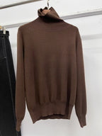 Batwing-Sleeve Cashmere Turtleneck Sweater