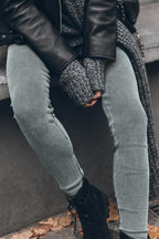 Vintage Wash Ribbed Leggings