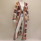 Crochet Granny-Square Beach Cover-Up