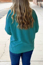 Waffle-Knit Button-Front Tunic Cardigan