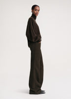 Batwing-Sleeve Cashmere Turtleneck Sweater