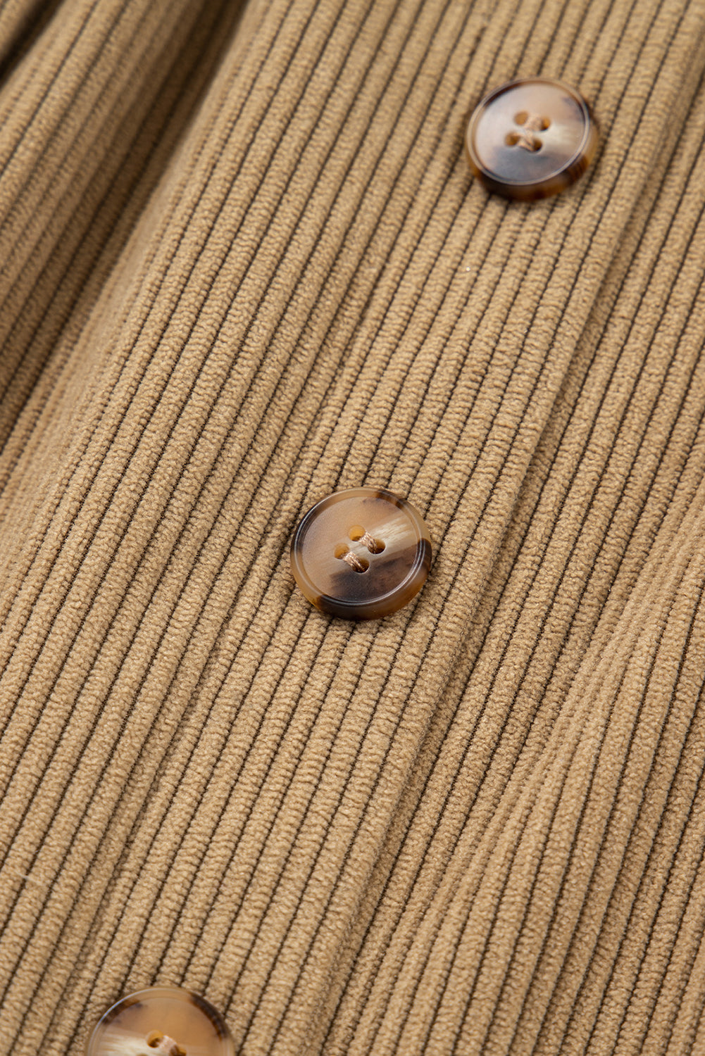 Corduroy Button-Front Mini Skirt
