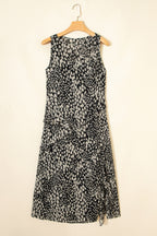 Printed Sleeveless Maxi Dress