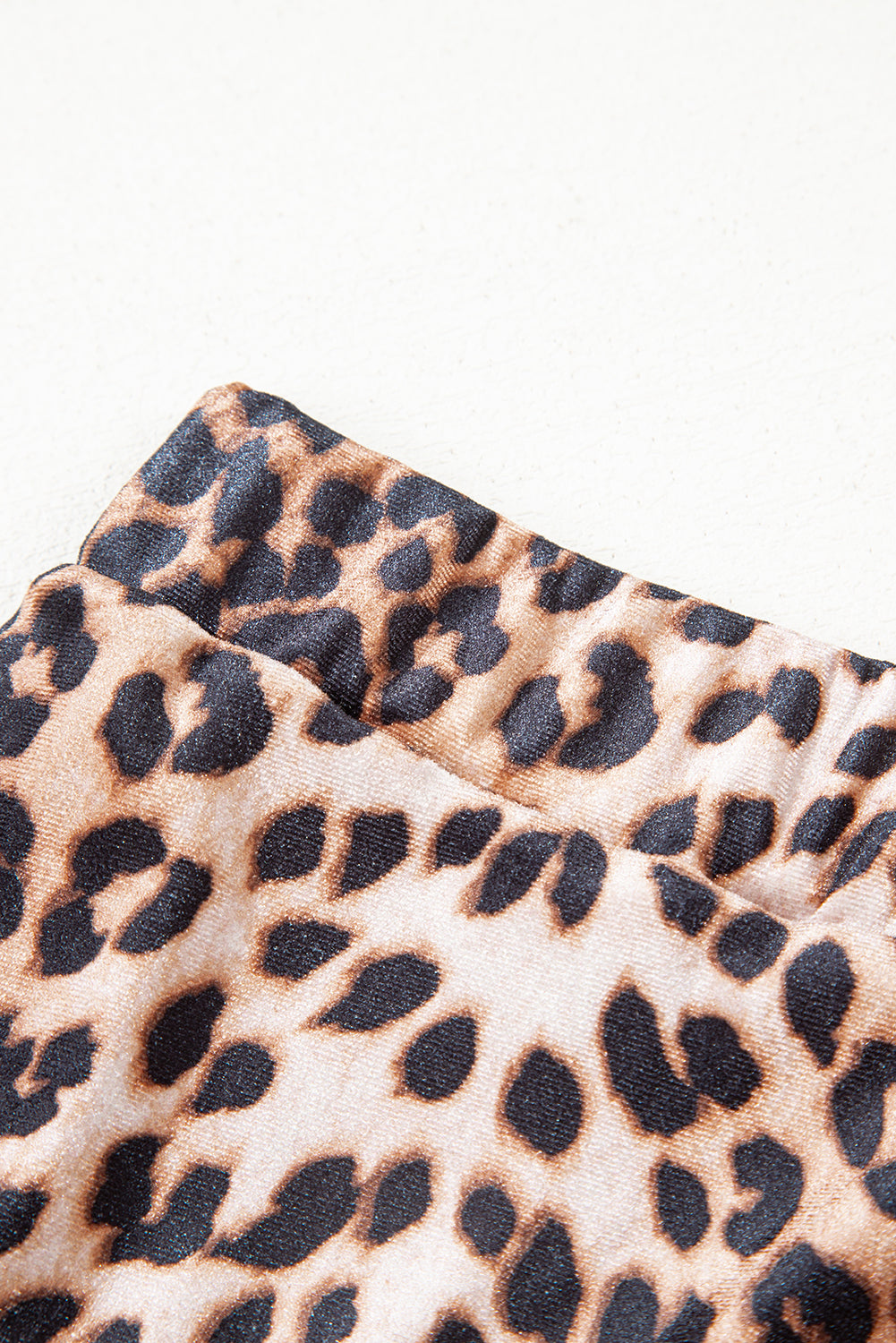 Leopard Print Tiered Mini Skirt