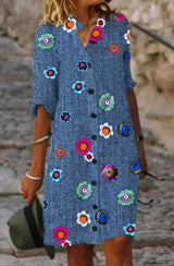 Denim Floral