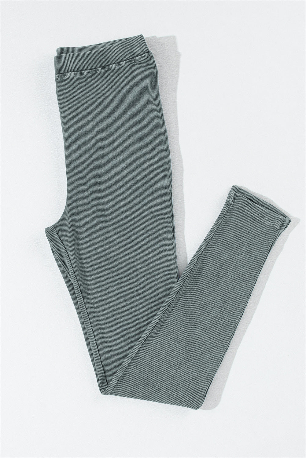 Vintage Wash Ribbed Leggings