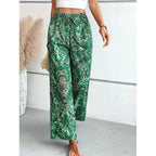 High-Waist Casual Beach Pants