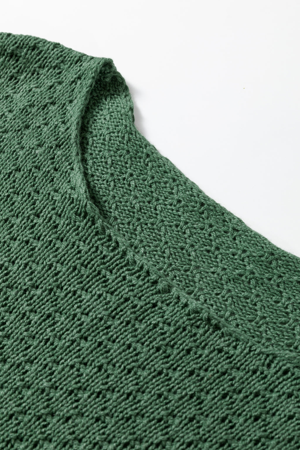 Green Lantern Sleeve Empire Waist Mini Sweater Dress