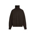 Batwing-Sleeve Cashmere Turtleneck Sweater