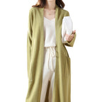 Longline Wool Knit Cardigan